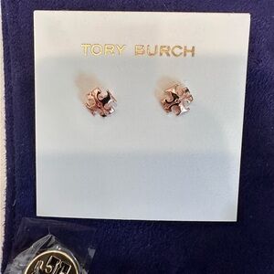 Tory Burch Gold Earrings Elegant Design
